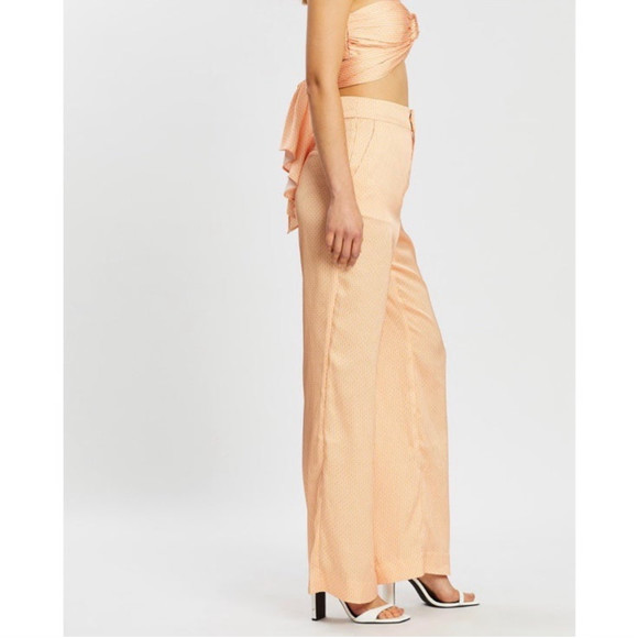 Significant Other Caspian Luster Wide Leg Pant Size 6 - Picture 3 of 12